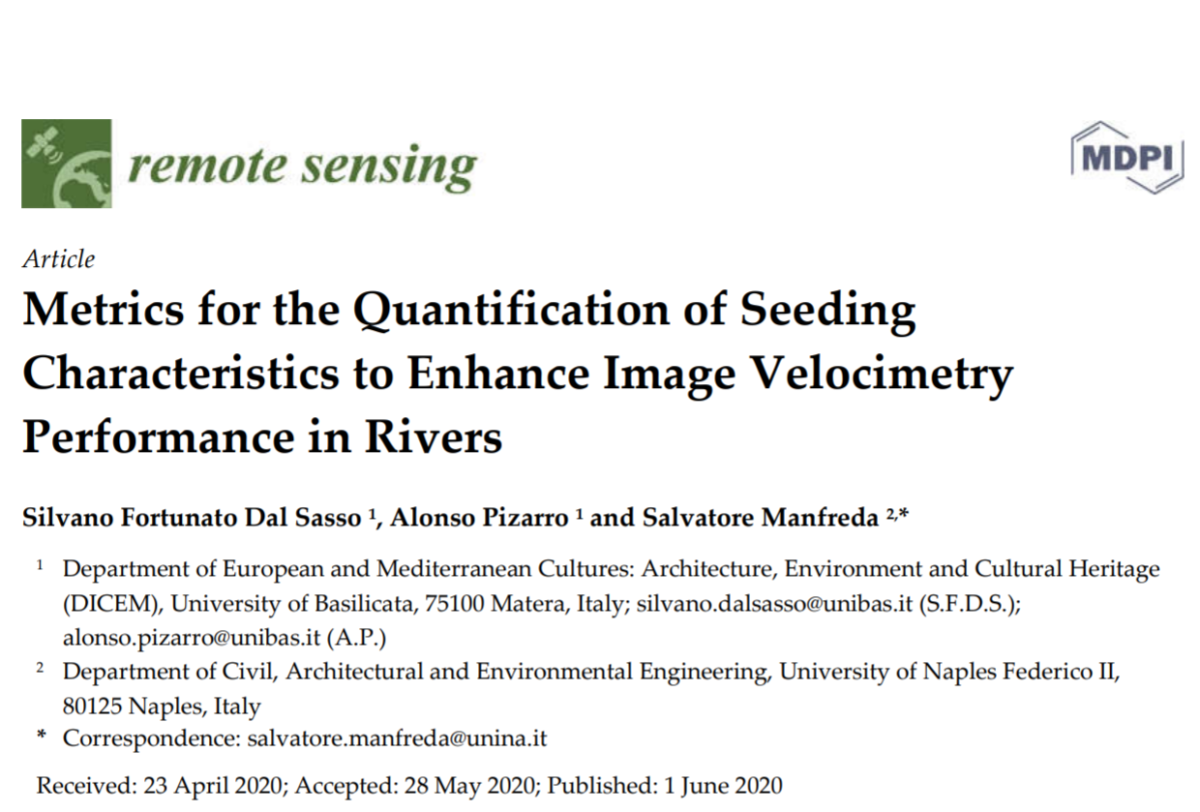 Metrics for the Quantification of Seeding Characteristics to Enhance Image Velocimetry Performance in Rivers