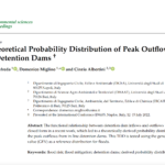 The Theoretical Probability Distribution of Peak Outflows of Small Detention Dams