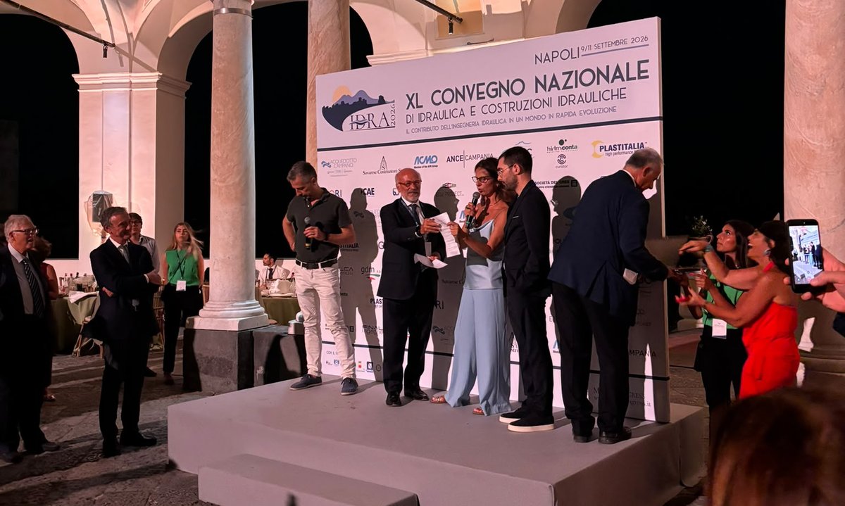 Award ceremony of the Fabio Rossi – Pasquale Versace prizes for the best PhD theses in Hydrology and Soil Protection at IDRA 2026, Naples
